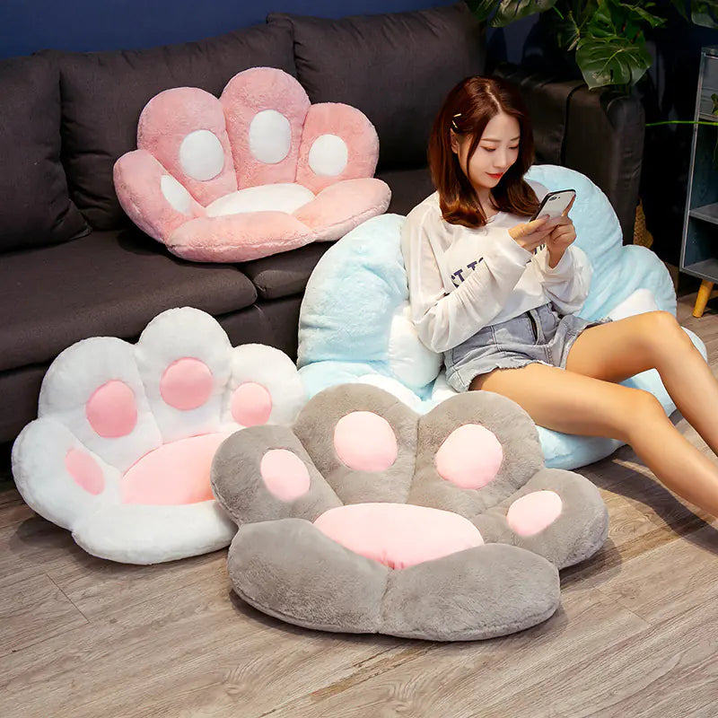 Sugarplum Spaces™ Cat Paw Cozy Princess Seat Cushion