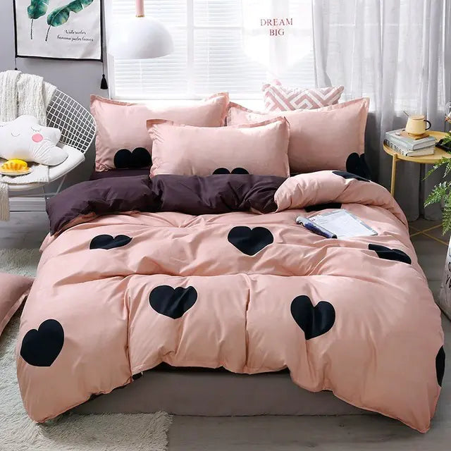 Pink Strawberry Bedding Set for Girls and Teens – Soft & Cozy Duvet Cover Set