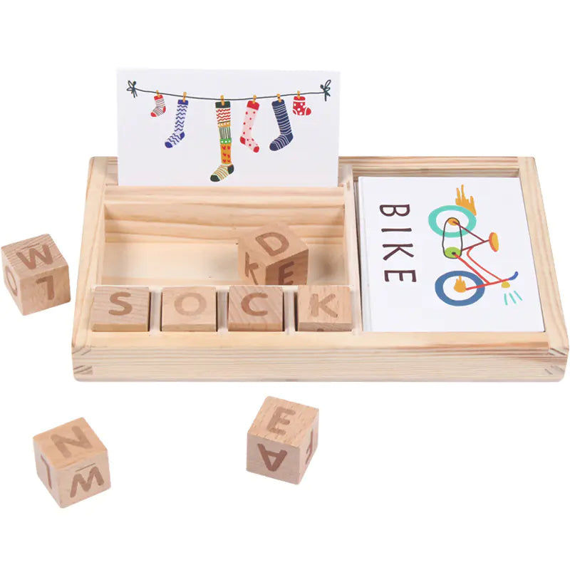 English Letter Puzzle | Wooden Educational Toy for Kids 3+