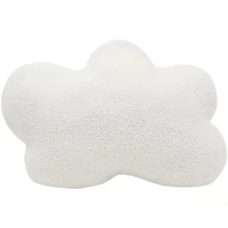 Soft Cartoon Cloud Plush Pillow – Cozy Baby Room & Girls’ Bedroom Decor
