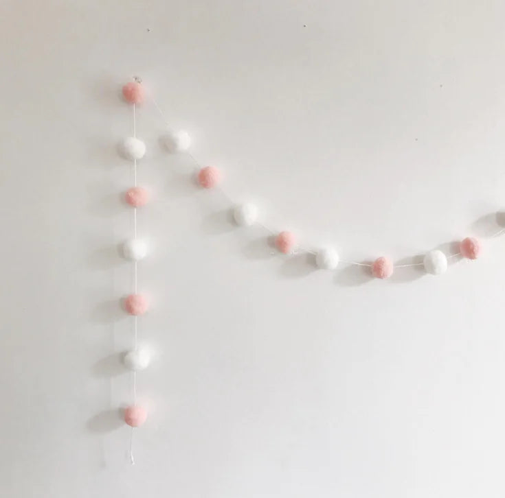 Sugarplum Spaces Pom Pom Hanging Ornaments