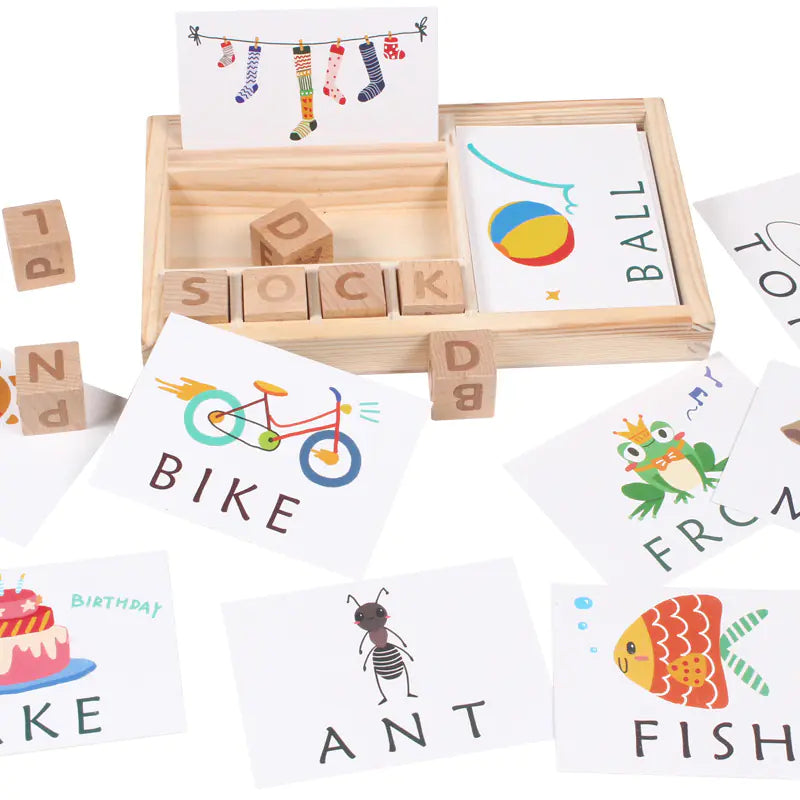 English Letter Puzzle | Wooden Educational Toy for Kids 3+