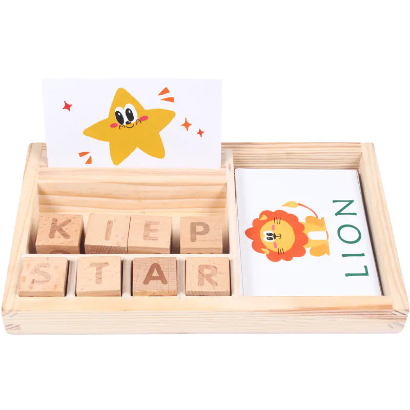 English Letter Puzzle | Wooden Educational Toy for Kids 3+
