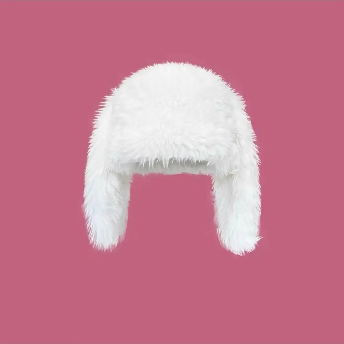 Sweet Rabbit Ears Plush Winter Bonnet for Kids – Cozy & Stylish Hat