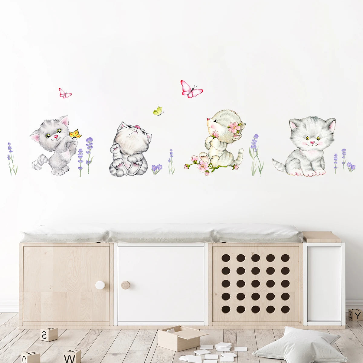 Critter Crew Cartoon Animal Wall Stickers – Educational & Easy Peel Décor