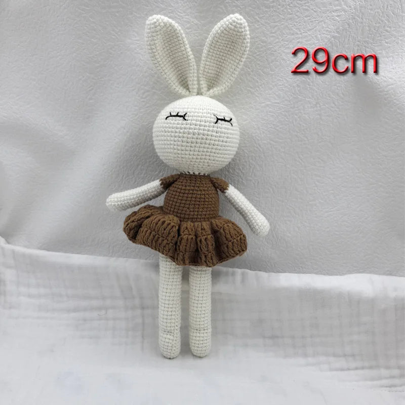 Cuddle Pals Handmade Crochet Animal Plush Dolls – Soft Stuffed Friends in Cute Outfits