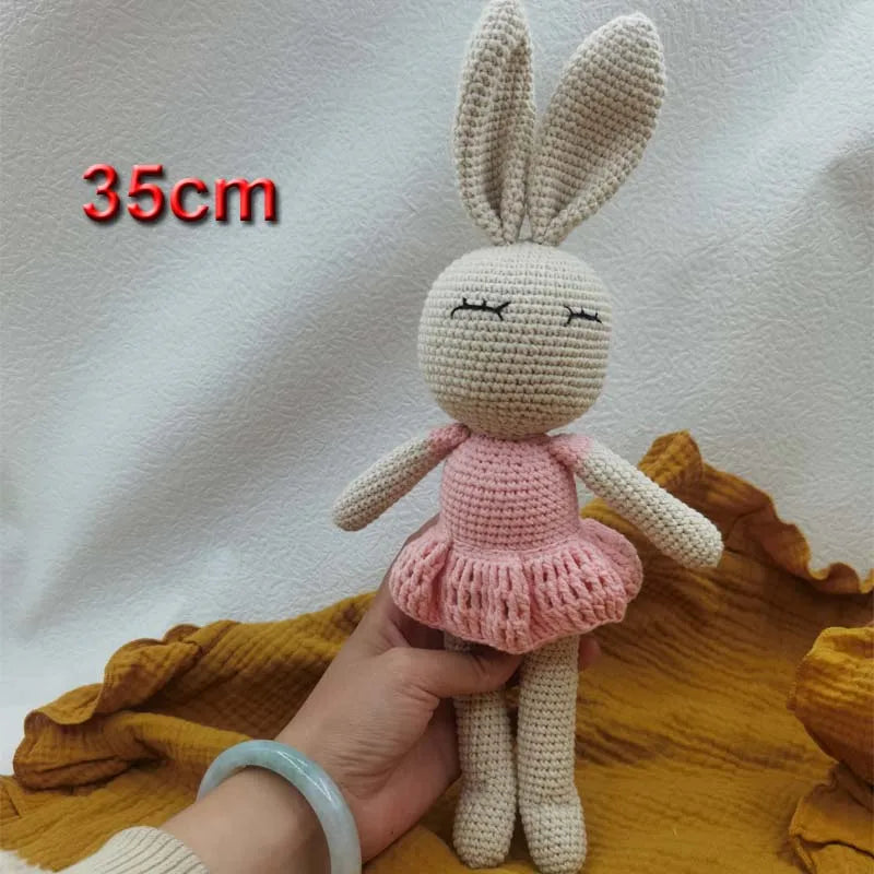 Cuddle Pals Handmade Crochet Animal Plush Dolls – Soft Stuffed Friends in Cute Outfits