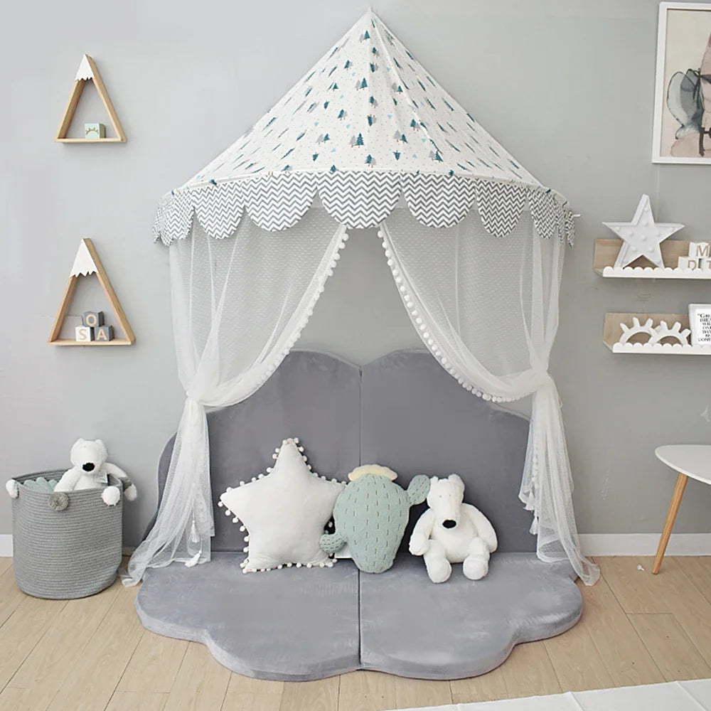 Sugarplum Spaces Girls’ Hanging Tent Canopy – Cozy Reading Corner