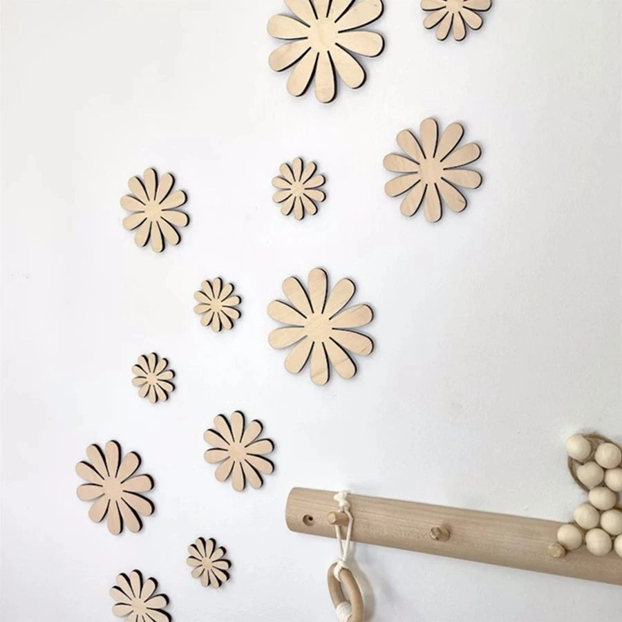 Sugarplum Spaces Daisy Bloom Wooden Wall Set