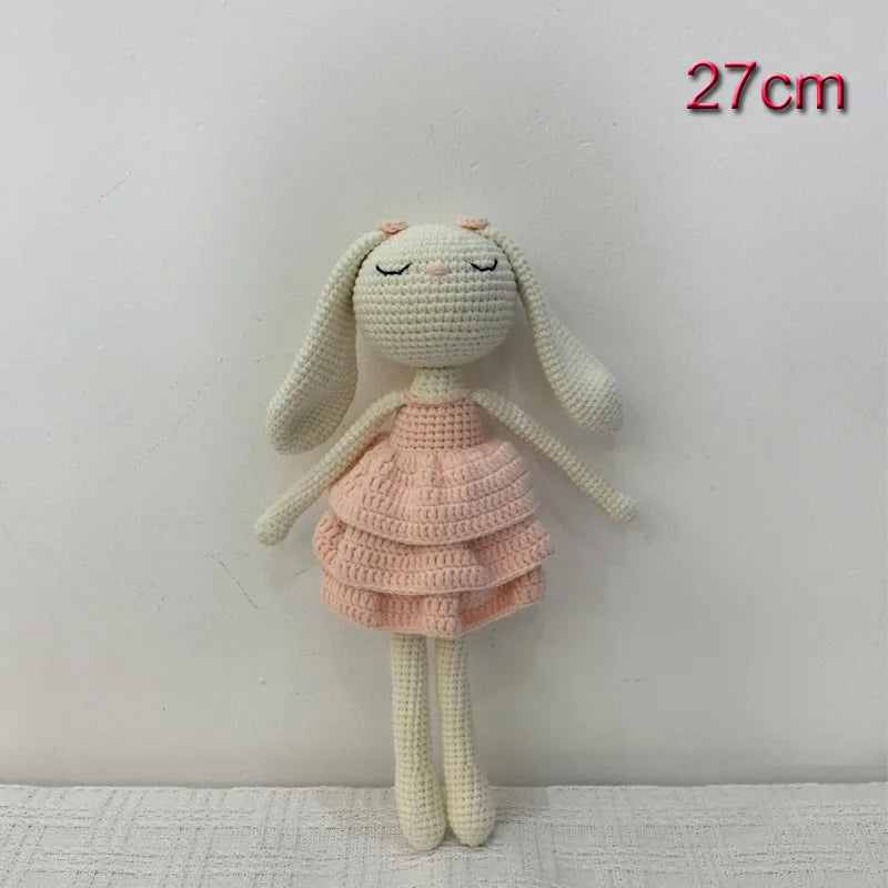 Cuddle Pals Handmade Crochet Animal Plush Dolls – Soft Stuffed Friends in Cute Outfits