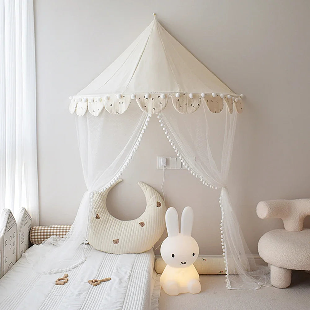 Sugarplum Spaces Girls’ Hanging Tent Canopy – Cozy Reading Corner