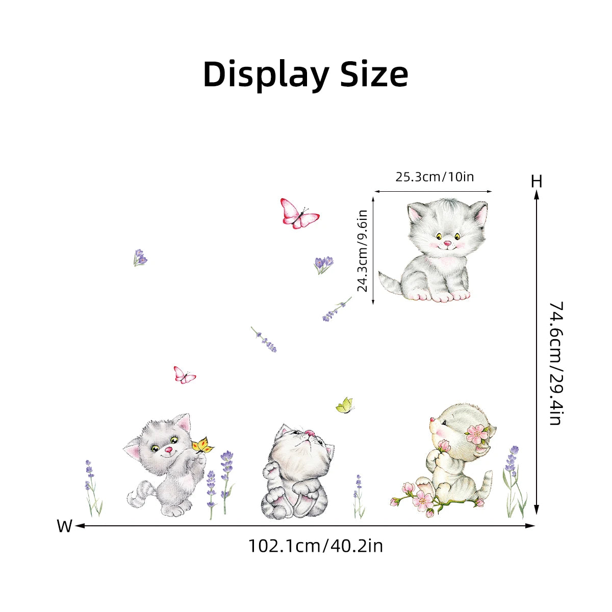 Critter Crew Cartoon Animal Wall Stickers – Educational & Easy Peel Décor