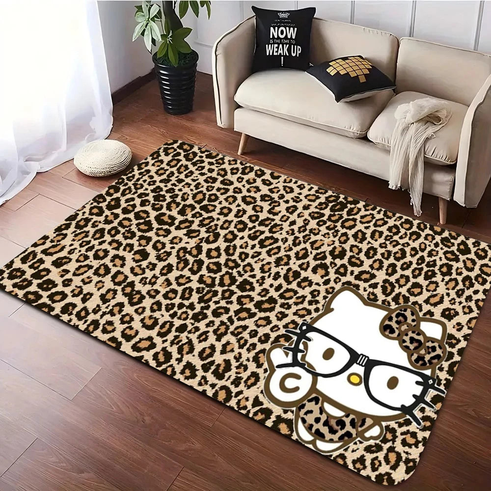 Cozy Hello Kitty Flannel Mat with Fun Prints