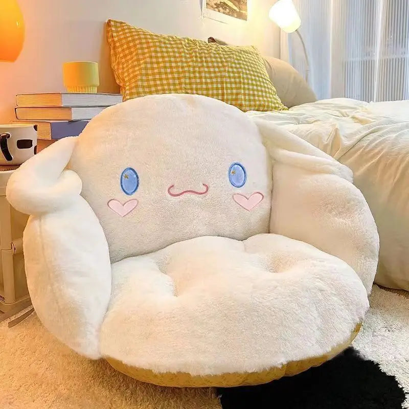 Plush Cartoon Seat Cushion – Cozy Comfort for Girls