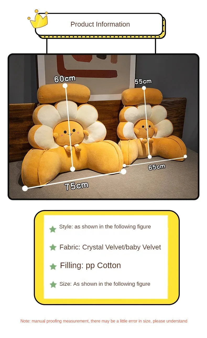 Plush Comfort Bedside Pillow for Girls’ Rooms