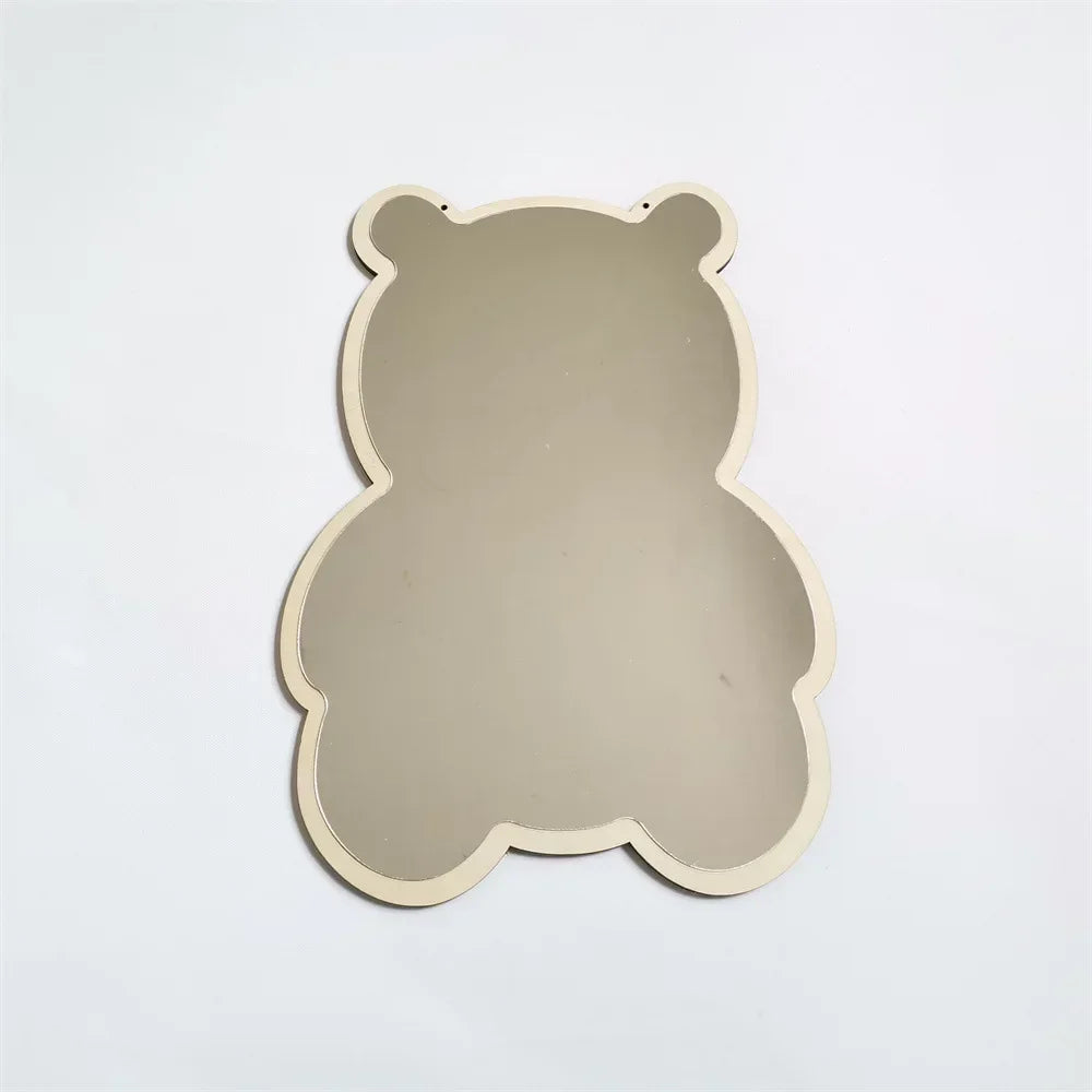 Sugarplum Spaces – Girl’s Bedroom Decorative Bear & Rabbit Acrylic Mirror