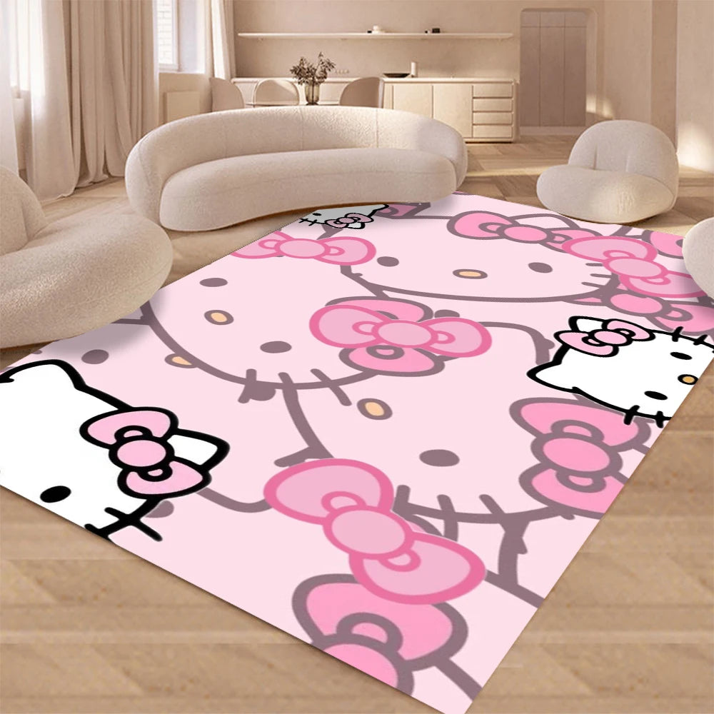 Hello Kitty Large Area Mat – Cute & Cozy Bedroom Decor for Young Girls