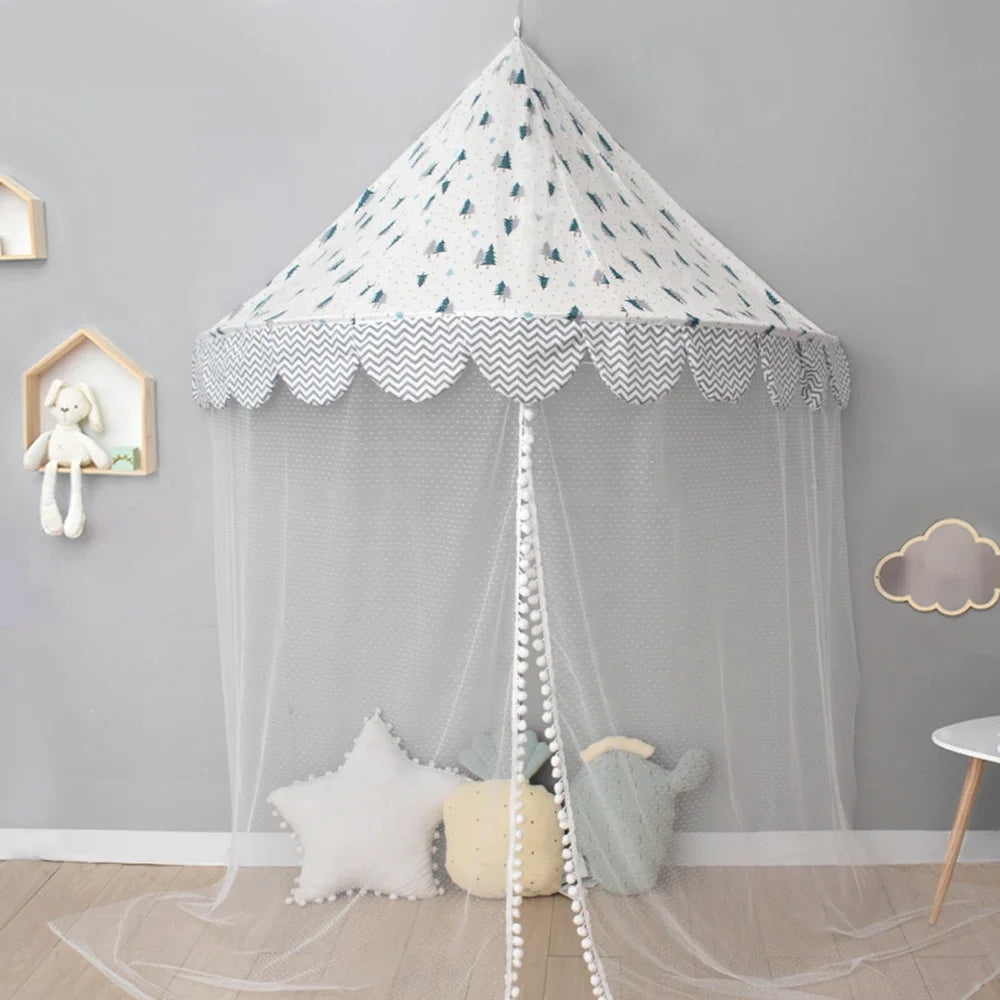 Sugarplum Spaces Girls’ Hanging Tent Canopy – Cozy Reading Corner