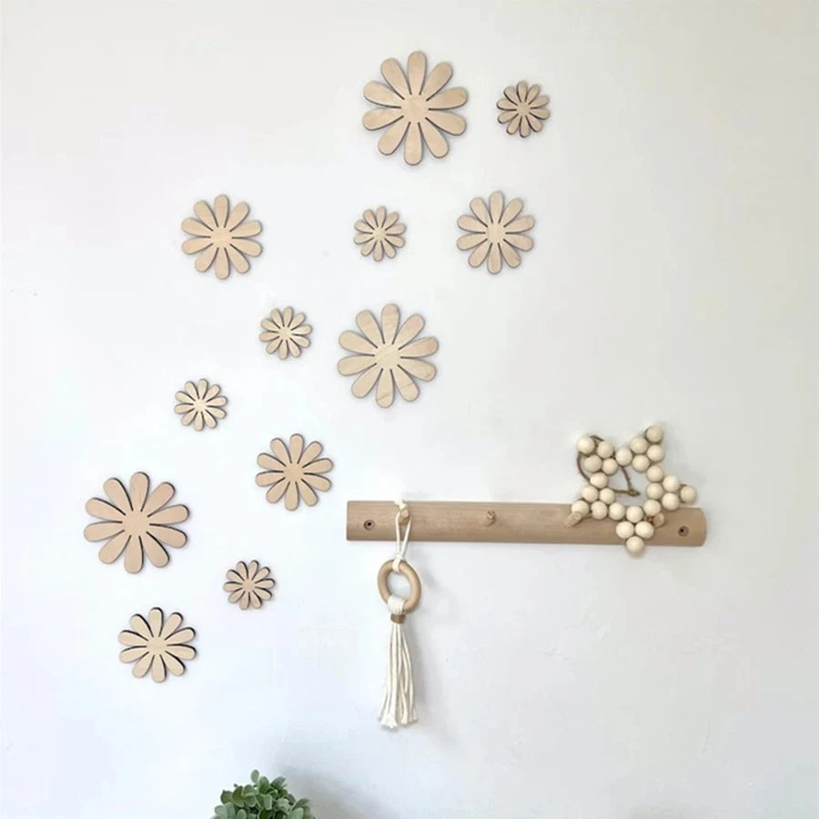 Sugarplum Spaces Daisy Bloom Wooden Wall Set