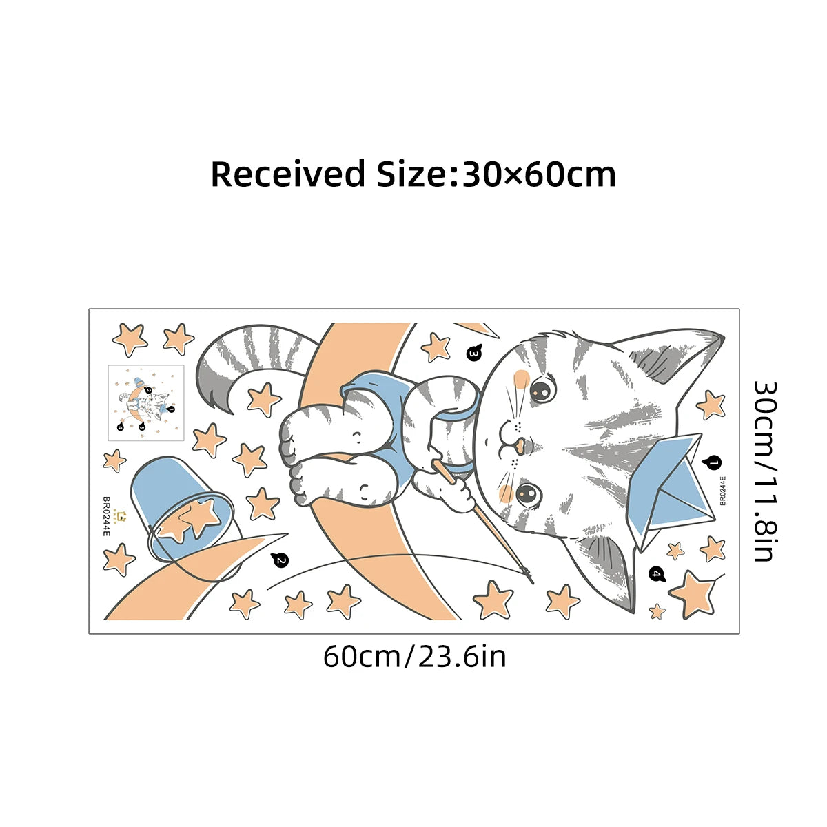 Critter Crew Cartoon Animal Wall Stickers – Educational & Easy Peel Décor