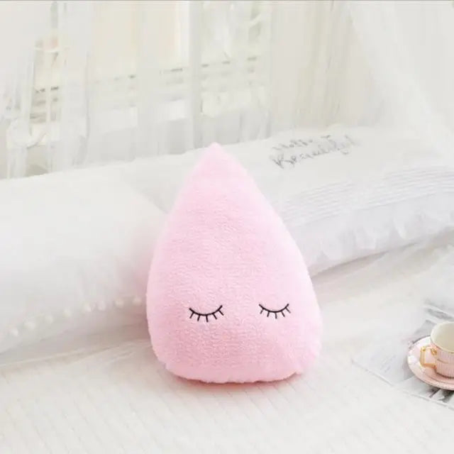 Dreamy Skies Plush Pillow Set – Soft Cloud, Moon, Star & Raindrop Cushions for Kids, Baby Room Decor
