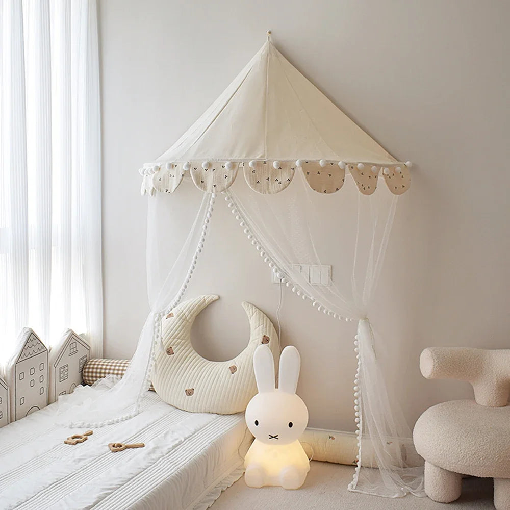 Sugarplum Spaces Girls’ Hanging Tent Canopy – Cozy Reading Corner
