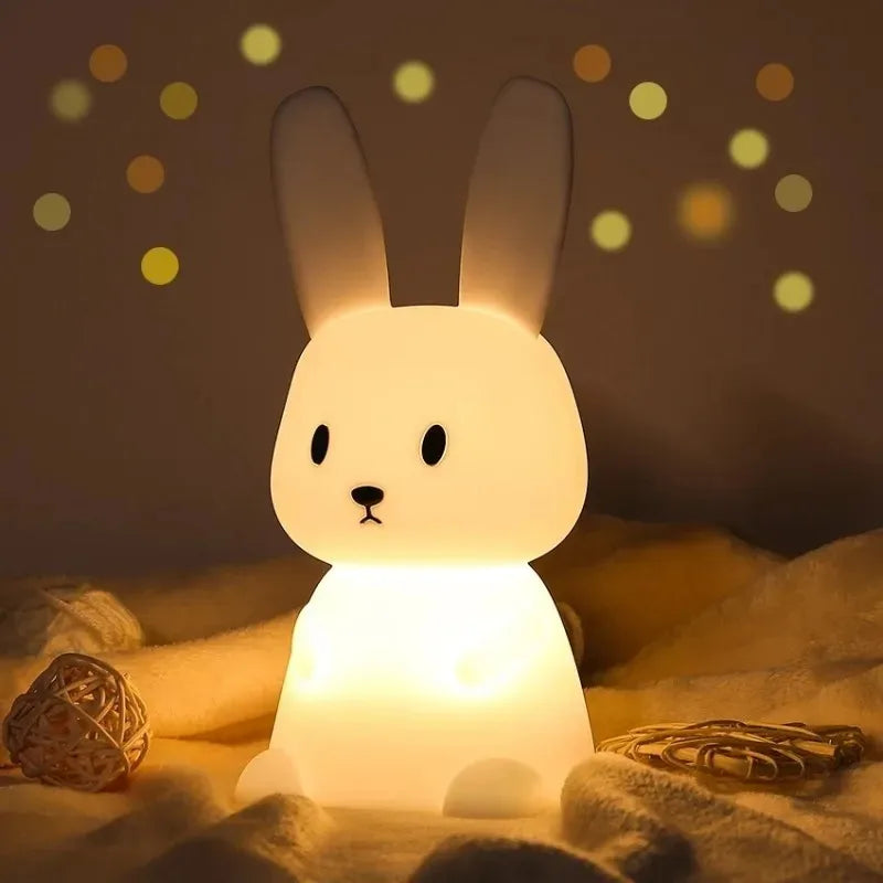 LED Rabbit Night Light – Sugarplum Spaces
