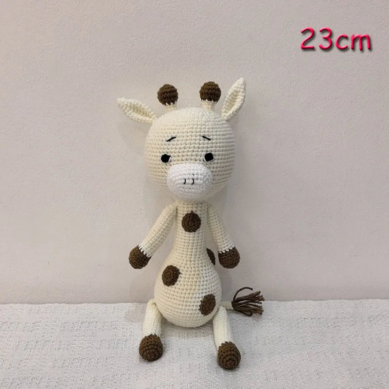 Cuddle Pals Handmade Crochet Animal Plush Dolls – Soft Stuffed Friends in Cute Outfits