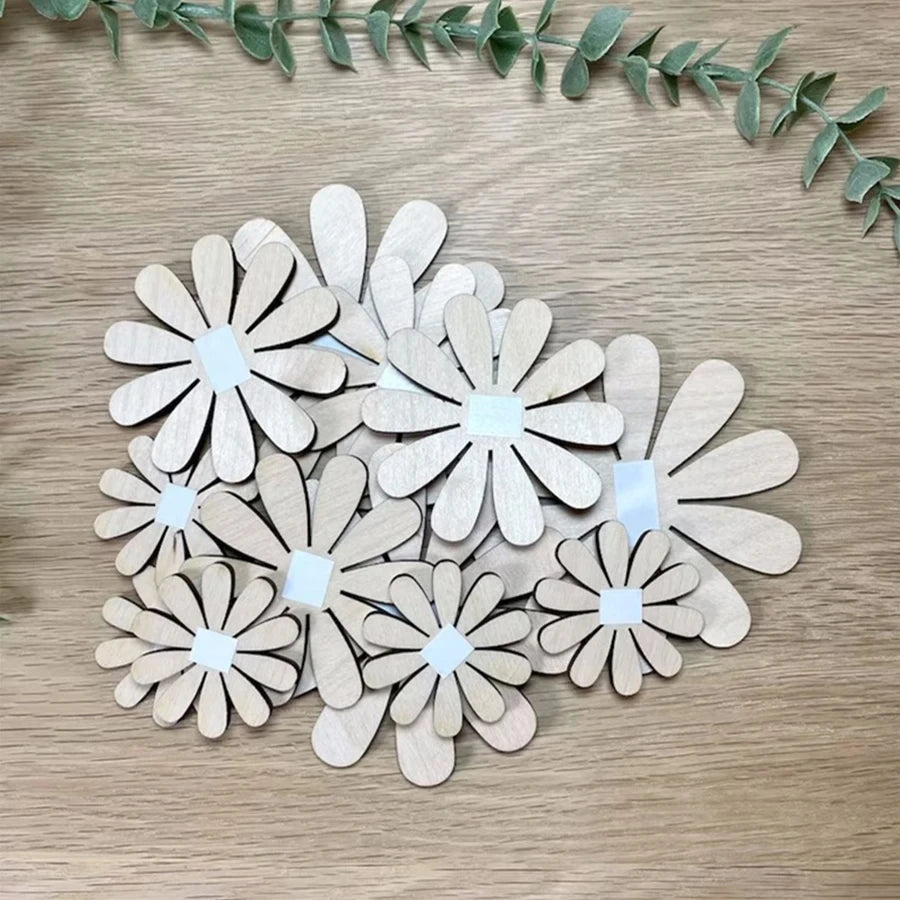 Sugarplum Spaces Daisy Bloom Wooden Wall Set