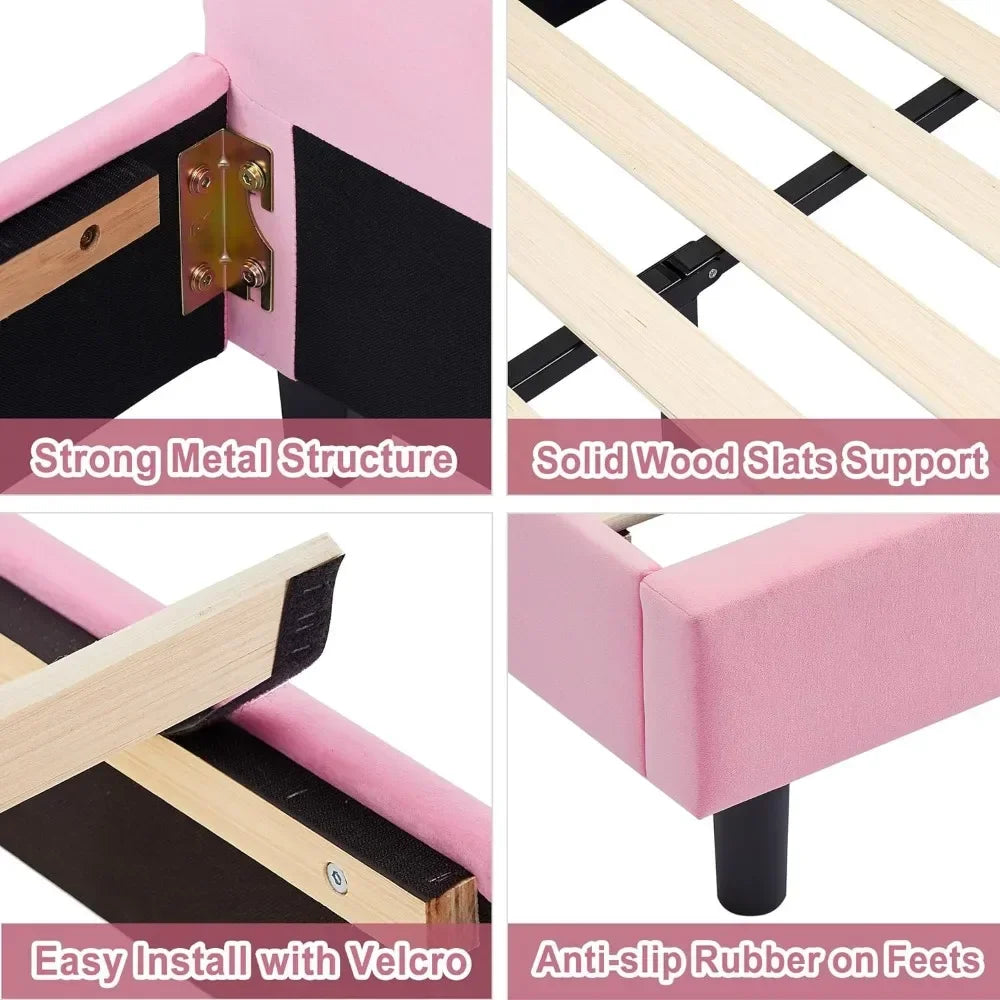 Sugarplum Spaces “Bunny Dreams” Princess Twin Bed