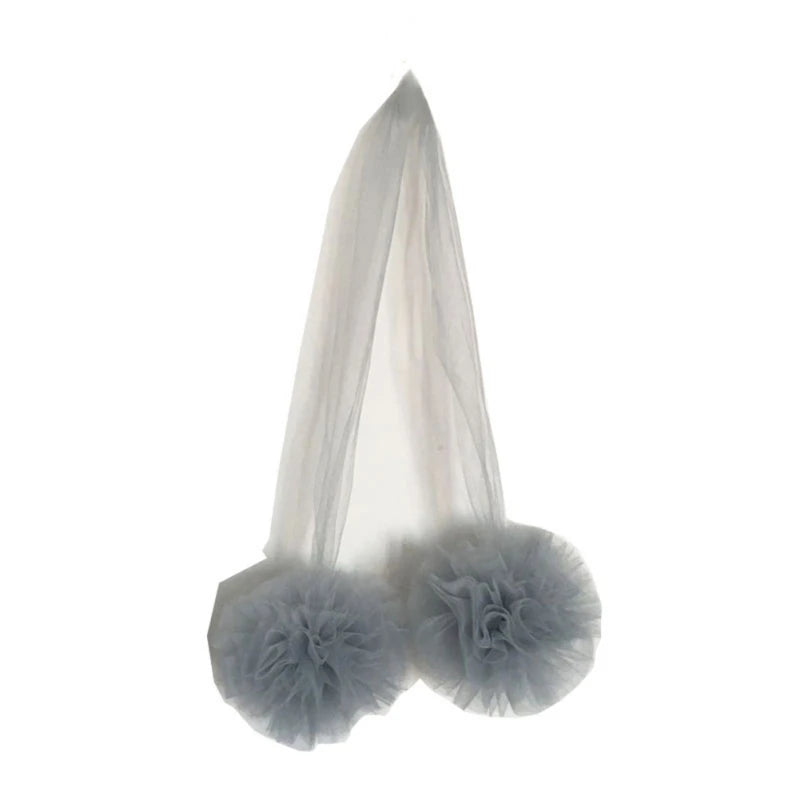 Chiffon Pom-Pom – Whimsical Canopy & Room Decoration for Girls’ Bedroom