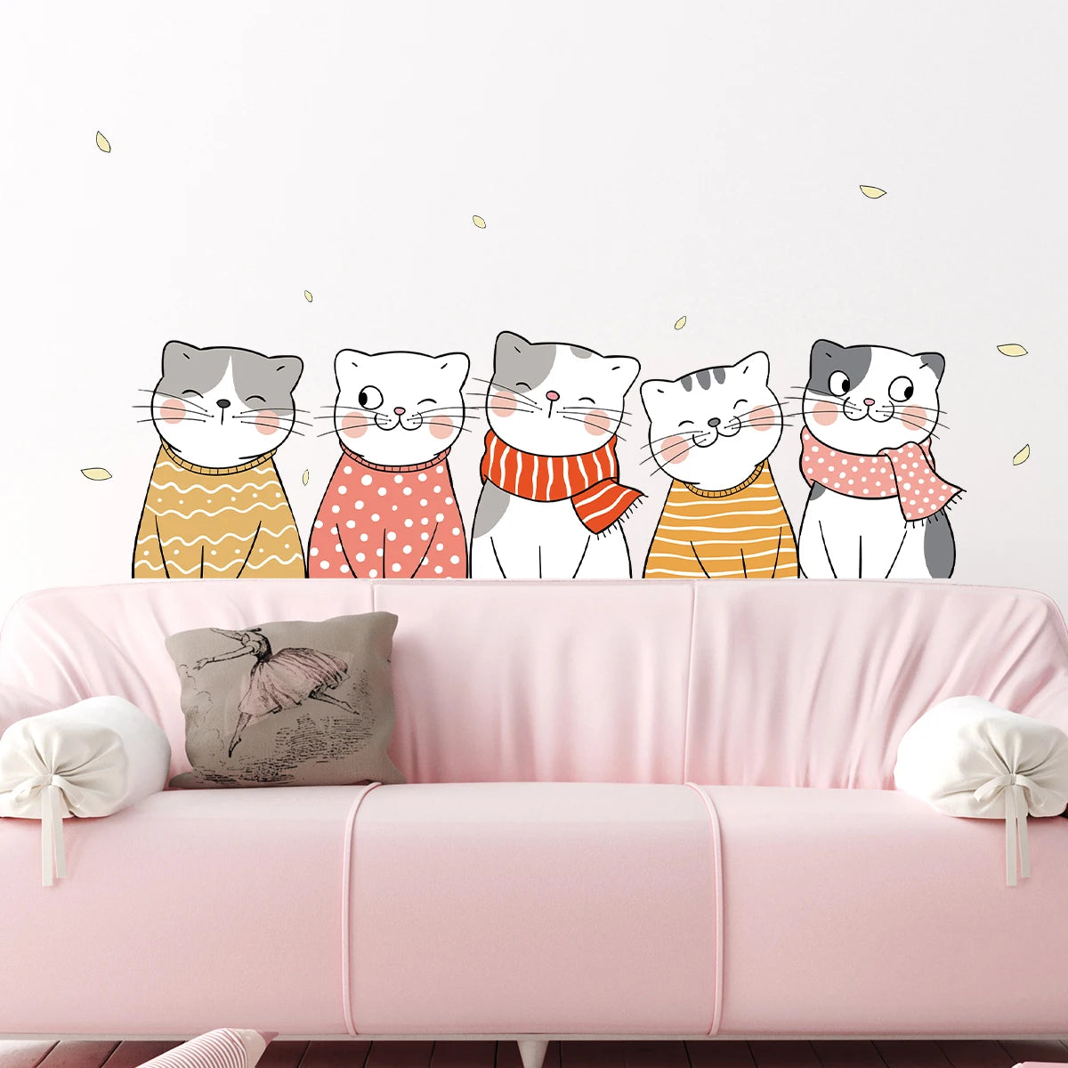 Critter Crew Cartoon Animal Wall Stickers – Educational & Easy Peel Décor