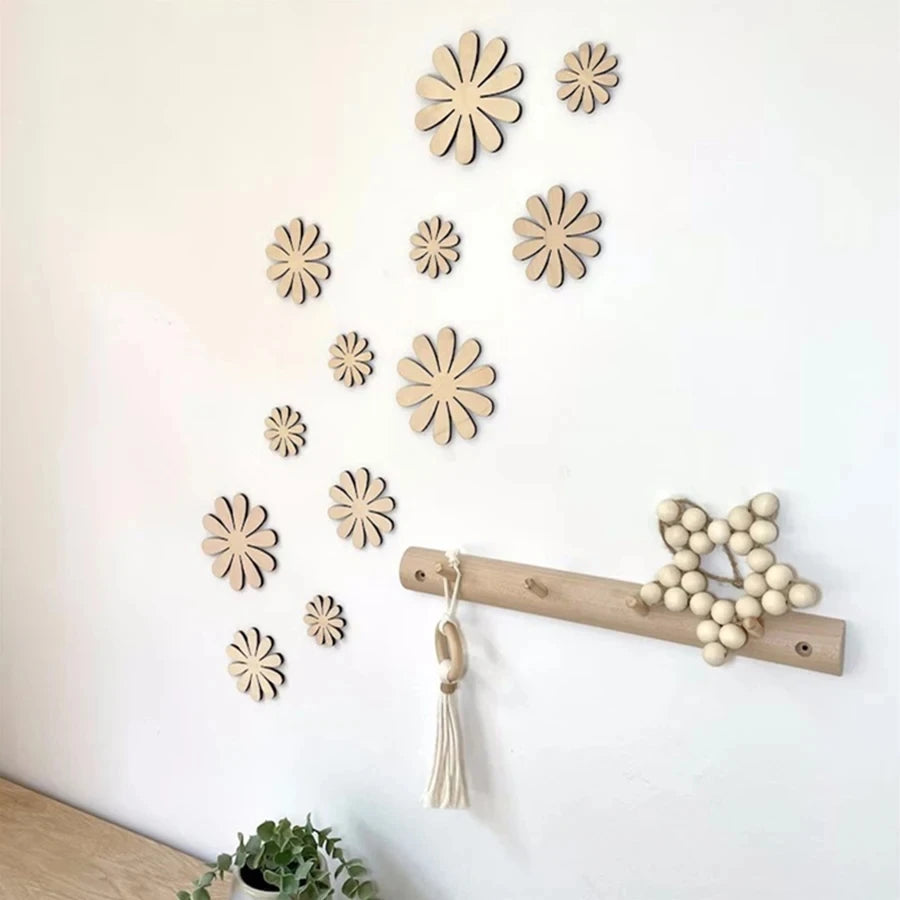 Sugarplum Spaces Daisy Bloom Wooden Wall Set