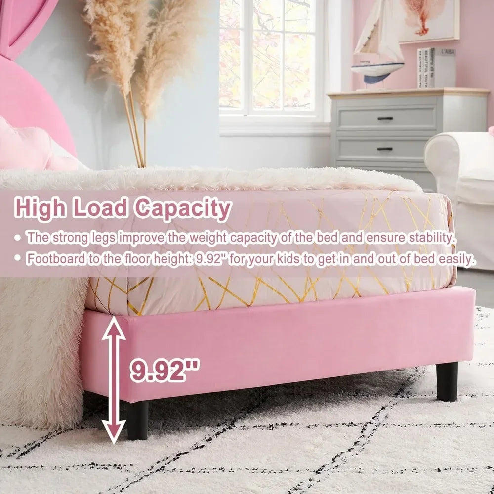Sugarplum Spaces “Bunny Dreams” Princess Twin Bed