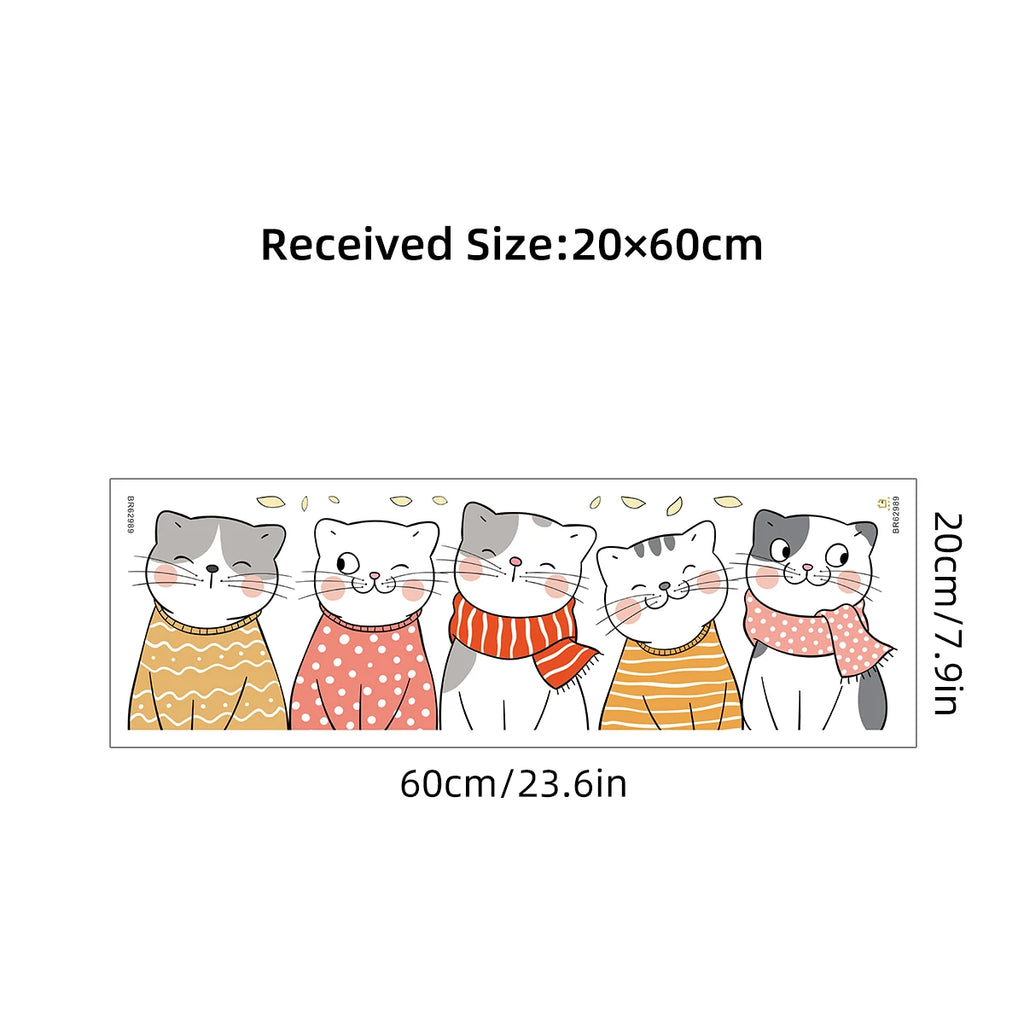 Critter Crew Cartoon Animal Wall Stickers – Educational & Easy Peel Décor