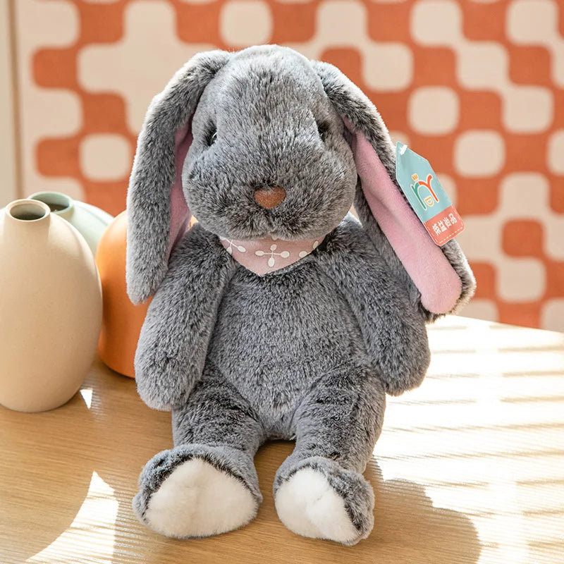 Sweater Buns  Big Ear Bunny Plush – Soft Stuffed Rabbit Dolls in Cozy Knitwear for Girls’ Rooms