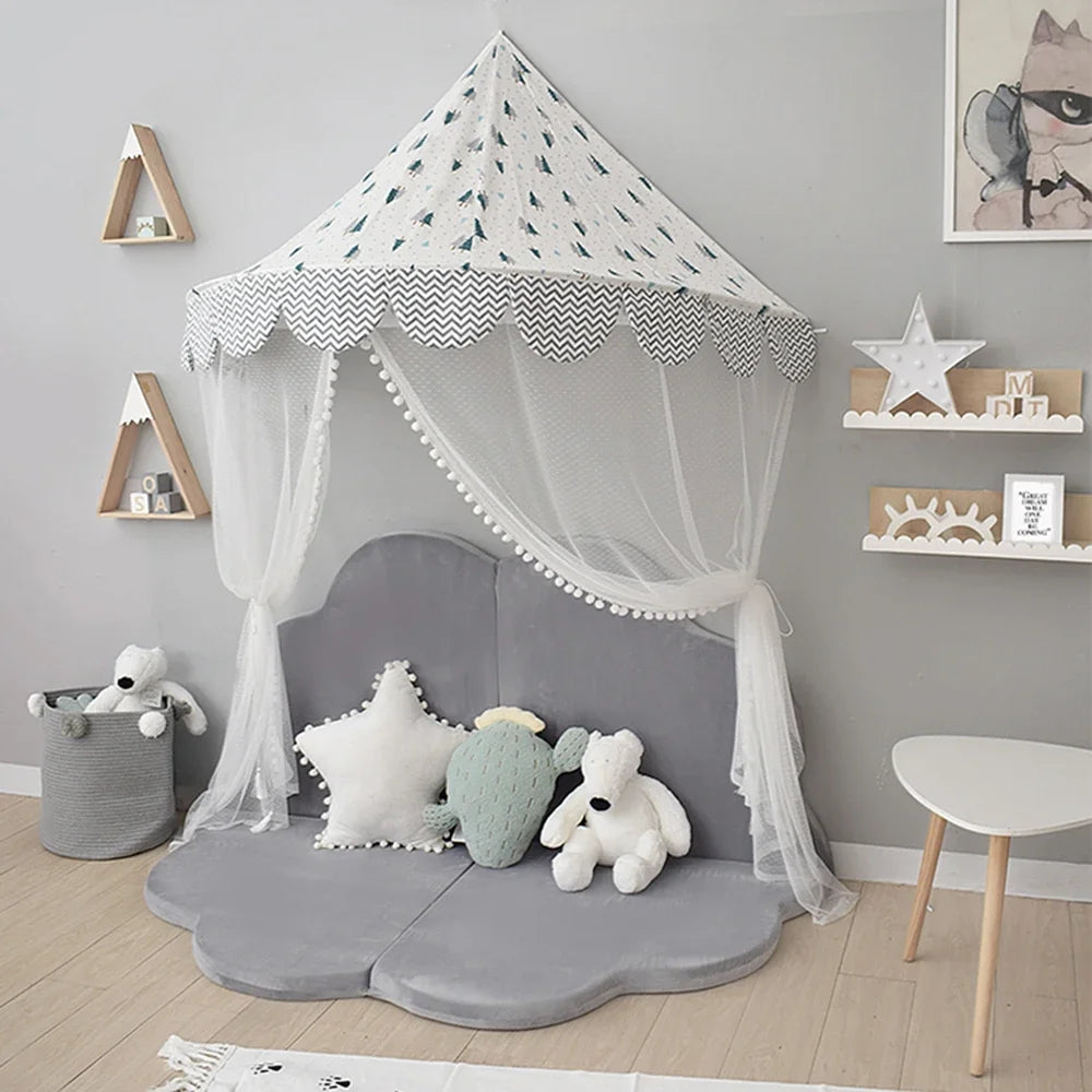 Sugarplum Spaces Girls’ Hanging Tent Canopy – Cozy Reading Corner
