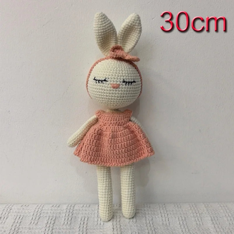 Cuddle Pals Handmade Crochet Animal Plush Dolls – Soft Stuffed Friends in Cute Outfits