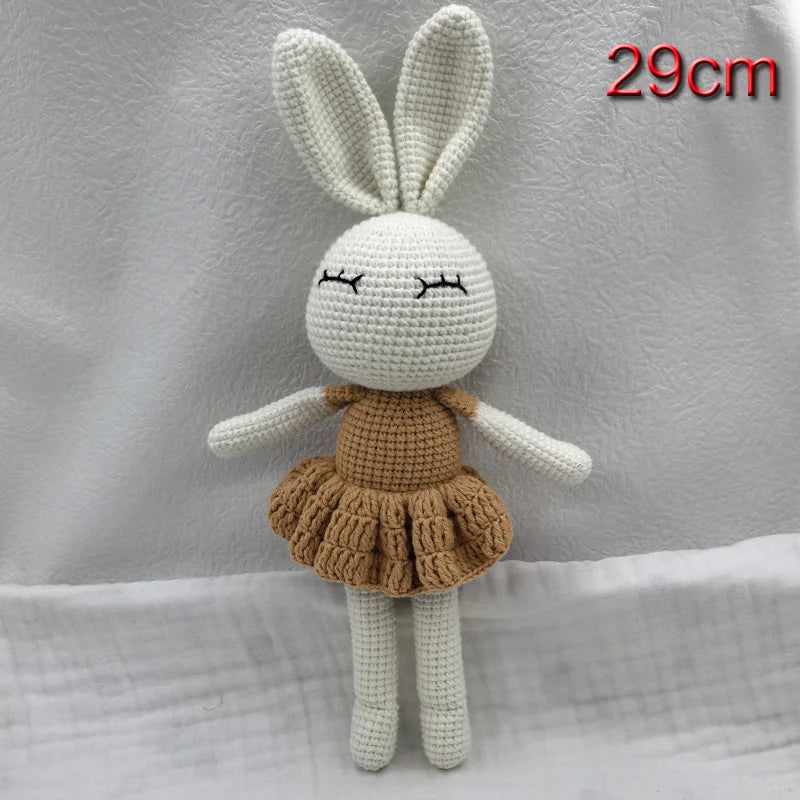 Cuddle Pals Handmade Crochet Animal Plush Dolls – Soft Stuffed Friends in Cute Outfits