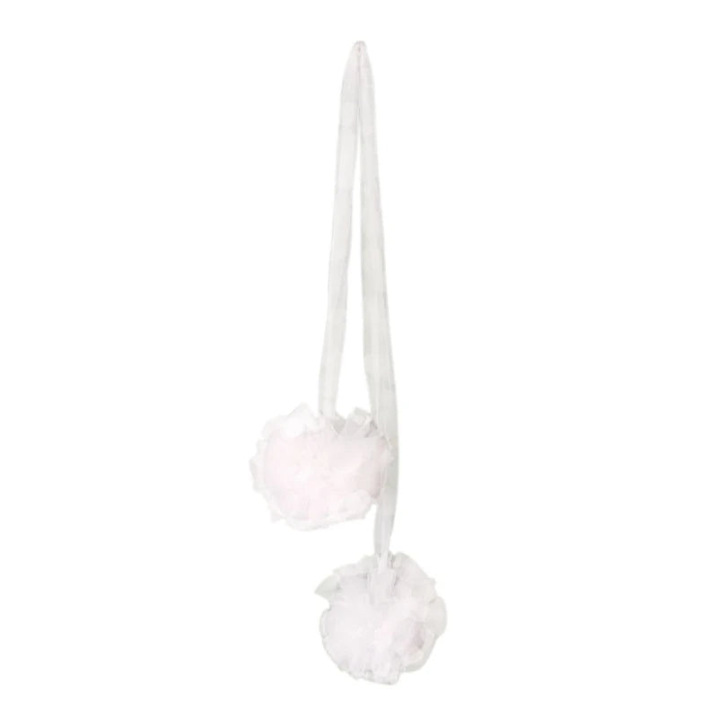 Chiffon Pom-Pom – Whimsical Canopy & Room Decoration for Girls’ Bedroom