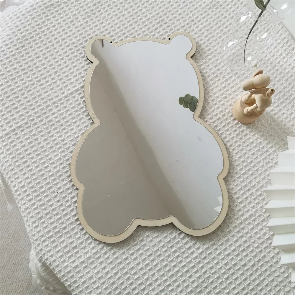 Sugarplum Spaces – Girl’s Bedroom Decorative Bear & Rabbit Acrylic Mirror