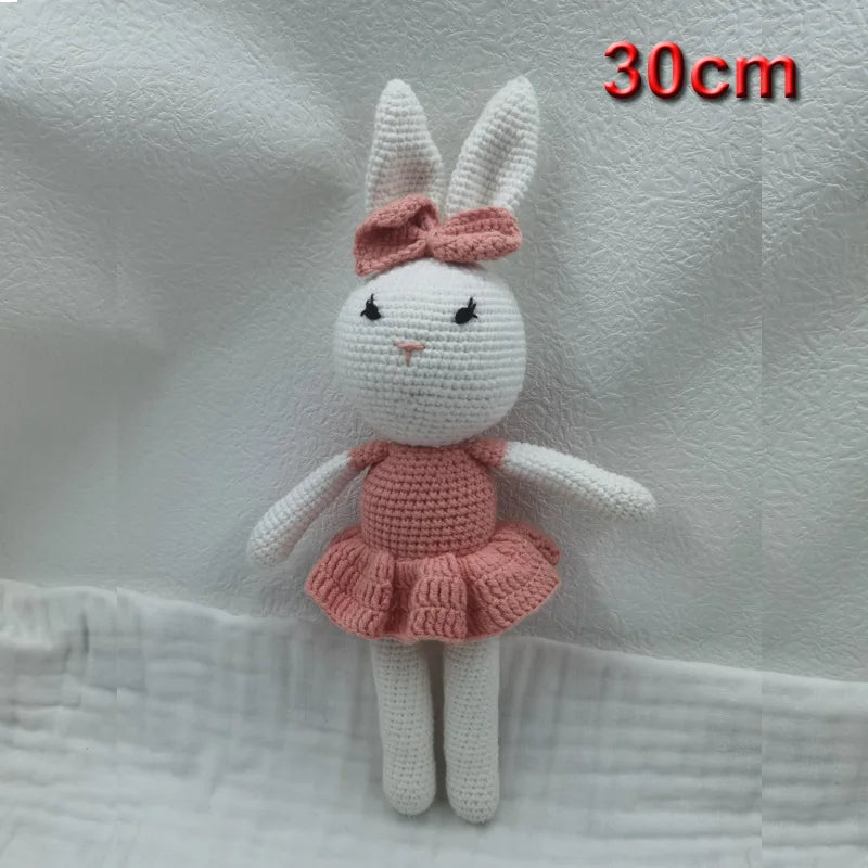 Cuddle Pals Handmade Crochet Animal Plush Dolls – Soft Stuffed Friends in Cute Outfits
