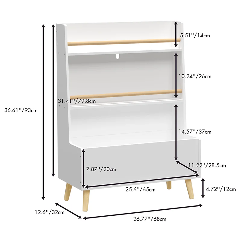 Little Reader Toy & Book Shelf