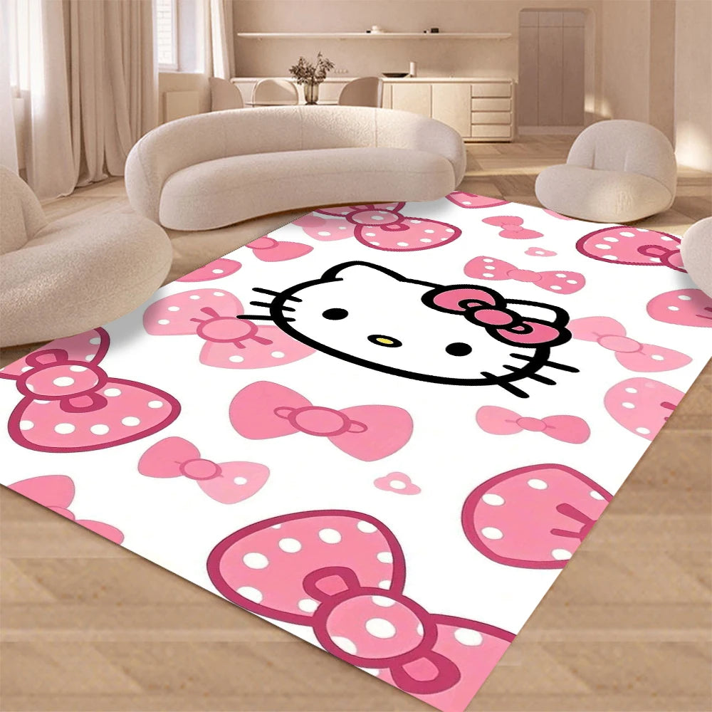 Hello Kitty Large Area Mat – Cute & Cozy Bedroom Decor for Young Girls
