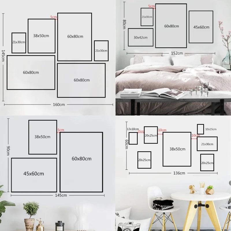 Sugarplum Spaces Nordic Cartoon Animals Canvas Wall Art