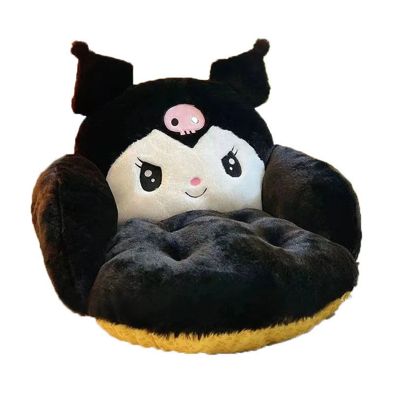 Plush Cartoon Seat Cushion – Cozy Comfort for Girls