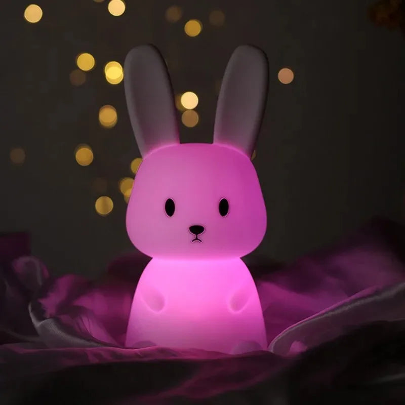 LED Rabbit Night Light – Sugarplum Spaces