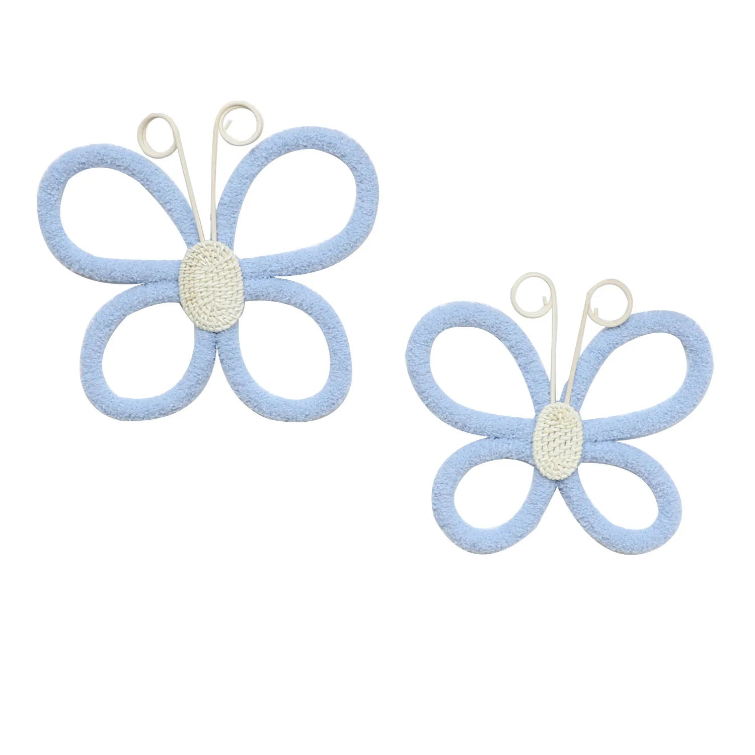 Boho Butterfly & Daisy Wall Décor – 2 Piece Set