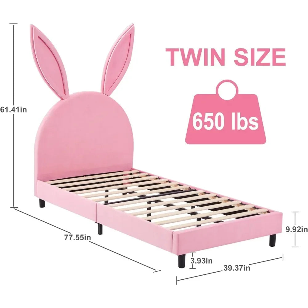 Sugarplum Spaces “Bunny Dreams” Princess Twin Bed