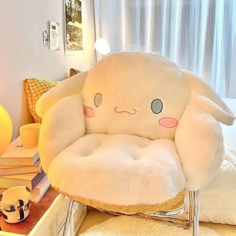 Plush Cartoon Seat Cushion – Cozy Comfort for Girls